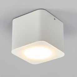 Helestra Oso LED takspot, kantet, hvit matt New