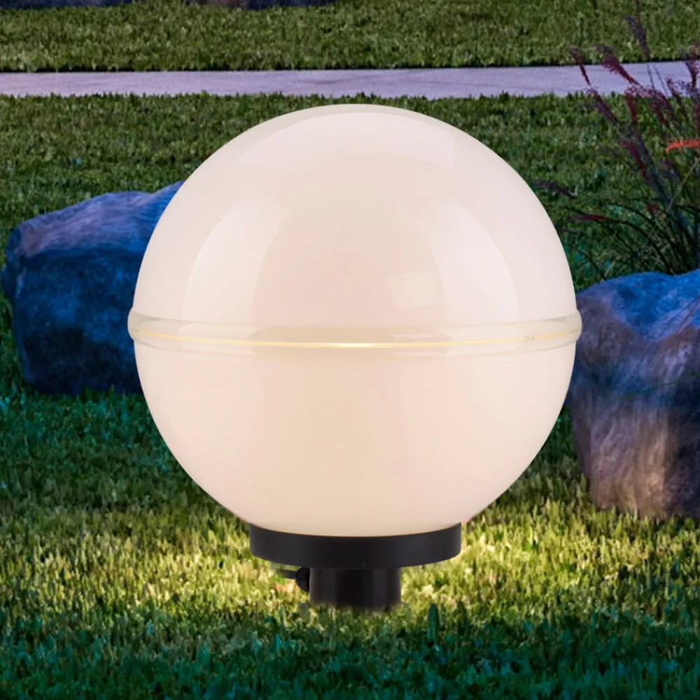 JUST LIGHT. Hemis dekorativ utendørslampe, jordspyd, 2-pakning Ø 20cm Outlet