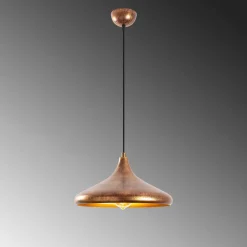 Opviq Hengelampe Barek 11545, messing brünert, metall, Ø 34 cm| Pendellamper