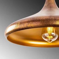 Opviq Hengelampe Barek 11545, messing brünert, metall, Ø 34 cm| Pendellamper