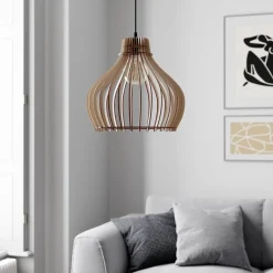 TEMAR LIGHTING Hengelampe Barrel 1 lyskilde, Ø 38 cm| Pendellamper