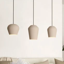 EGLO Hengelampe Cambaito, 3 lyskilder, sandfarget| Pendellamper