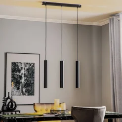 Nowodvorski Lighting Hengelampe Eye, svart, 3 lyskilder Outlet