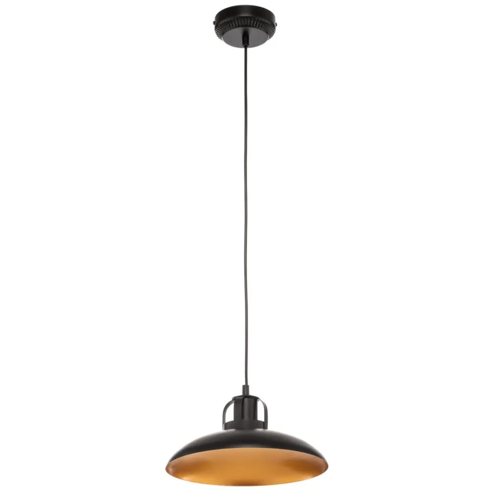 Eko-Light Hengelampe Felix, svart/antik gull, 1 lyskilde| Pendellamper