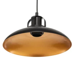 Eko-Light Hengelampe Felix, svart/antik gull, 1 lyskilde| Pendellamper