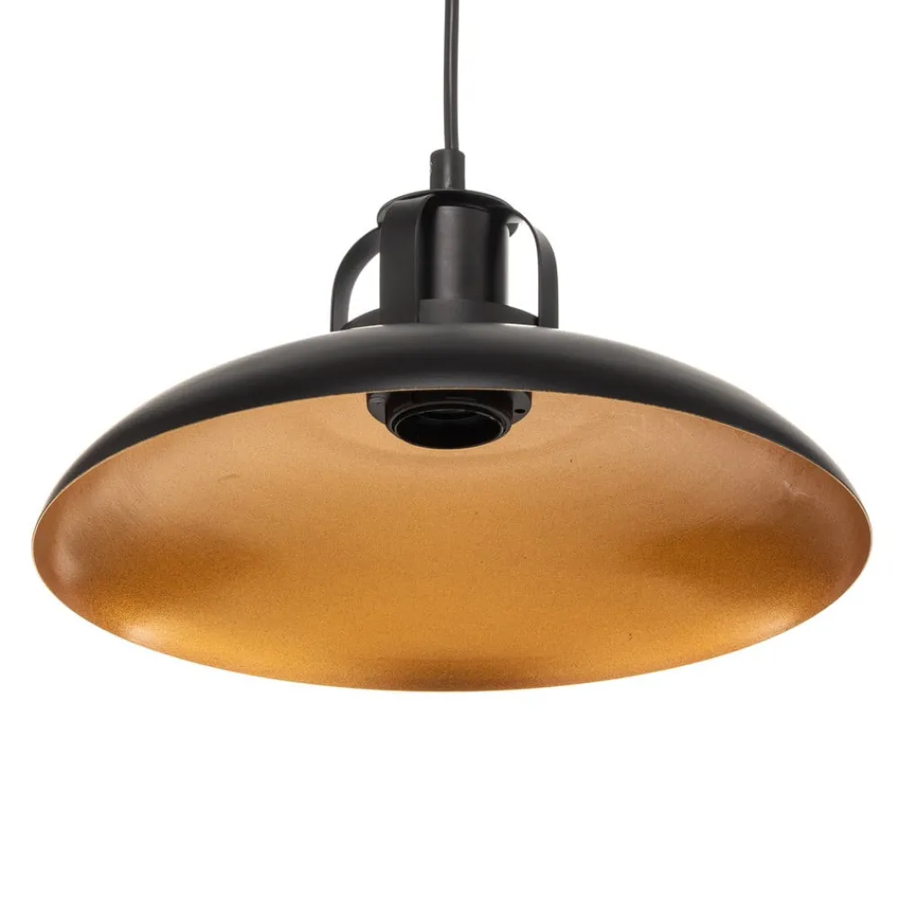 Eko-Light Hengelampe Felix, svart/antik gull, 1 lyskilde| Pendellamper