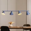 ALDEX Hengelampe Form 4, blå, metall, 4 lyskilder, kjegle, E27 New