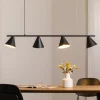 ALDEX Hengelampe Form 4, svart, metall, 4 lyskilder, kjegle, E27| Pendellamper