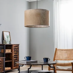 TK Lighting Hengelampe Juta, 1 lyskilde Ø 50 cm