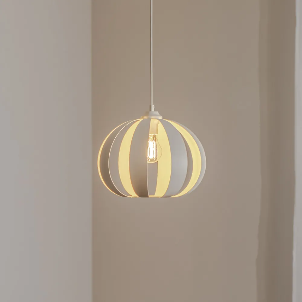 HELAM Hengelampe Newton, 1 lyskilde, sandfarget, metall Sale