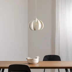 HELAM Hengelampe Newton, 1 lyskilde, sandfarget, metall Sale