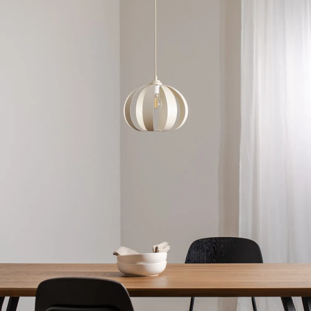 HELAM Hengelampe Newton, 1 lyskilde, sandfarget, metall Sale