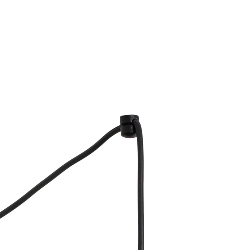 EMIBIG LIGHTING Hengelampe Origo, opal/svart, desentralisert, glass, 3 lyskilder.| Pendellamper