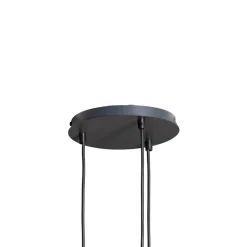 SIGMA Hengelampe Rif 3, antrasitt, rund, 3 lyskilder, Ø 33 cm