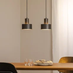 SIGMA Hengelampe Rif 2, olivgrønn, 2 lyskilder, lineær, stål New