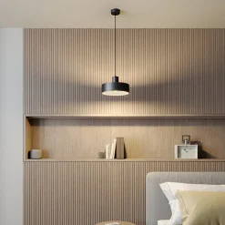 SIGMA Hengelampe Rif i metall, svart, Ø 25 cm