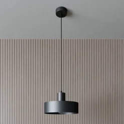 SIGMA Hengelampe Rif i metall, svart, Ø 25 cm