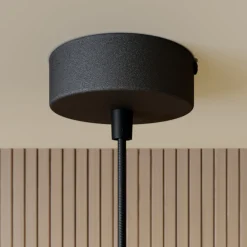 SIGMA Hengelampe Rif i metall, svart, Ø 25 cm