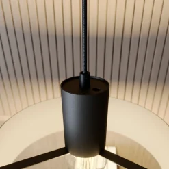 SIGMA Hengelampe Rif i metall, svart, Ø 25 cm