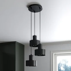 SIGMA Hengelampe Rif, rund med 3 lyskilder, svart New
