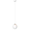 EMIBIG LIGHTING Hengelampe Royal, opalvit/hvit, glass, E14| Pendellamper