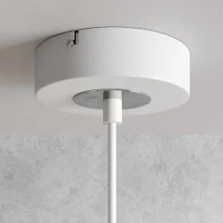 Luminex Hengelampe Sool, hvit, Ø 15 cm, metall| Pendellamper