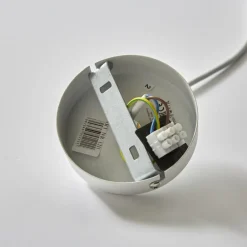 Luminex Hengelampe Sool, hvit, Ø 15 cm, metall| Pendellamper