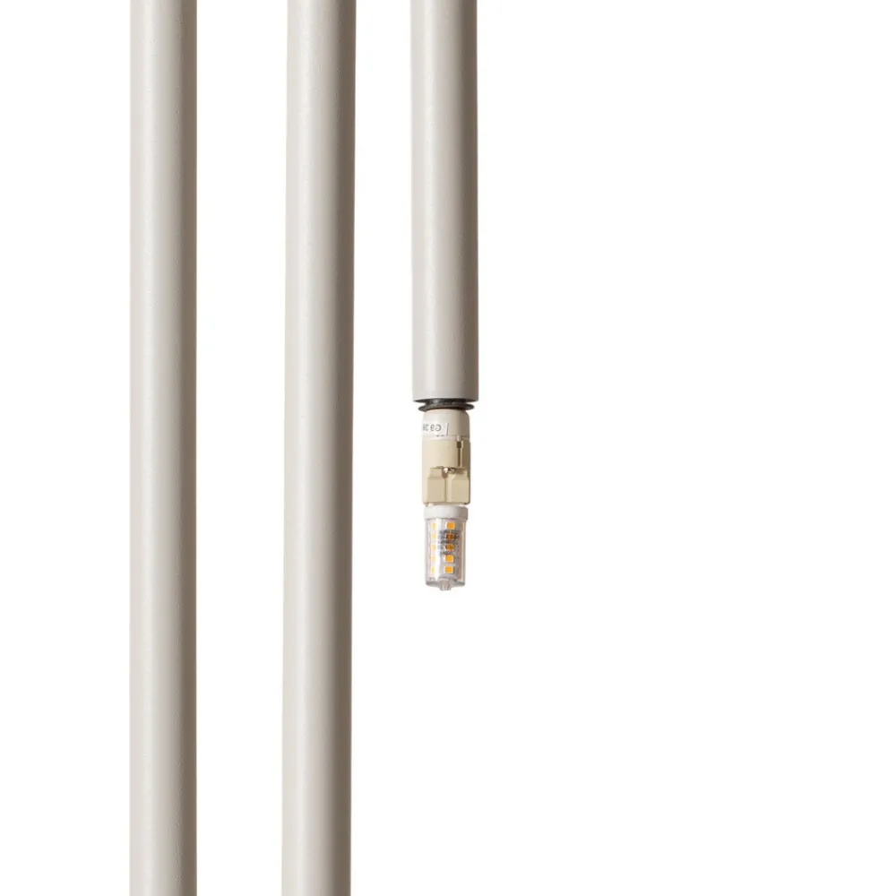 SIGMA Hengelampe Sopel 3, taupe, rund, 3 lyskilder, stål, G9 Sale