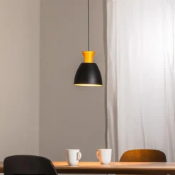 BEGA Hengelampe Studio Line 51229, svart/messing, Ø 20 cm Online