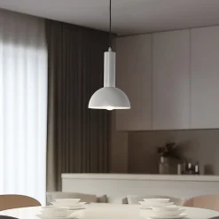 SIGMA Hengelampe Vitrum cupola S, taupe, halvrund, Ø 19 cm Online