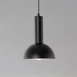 SIGMA Hengelampe Vitrum cupola S, svart, halvrund, Ø 19 cm| Pendellamper