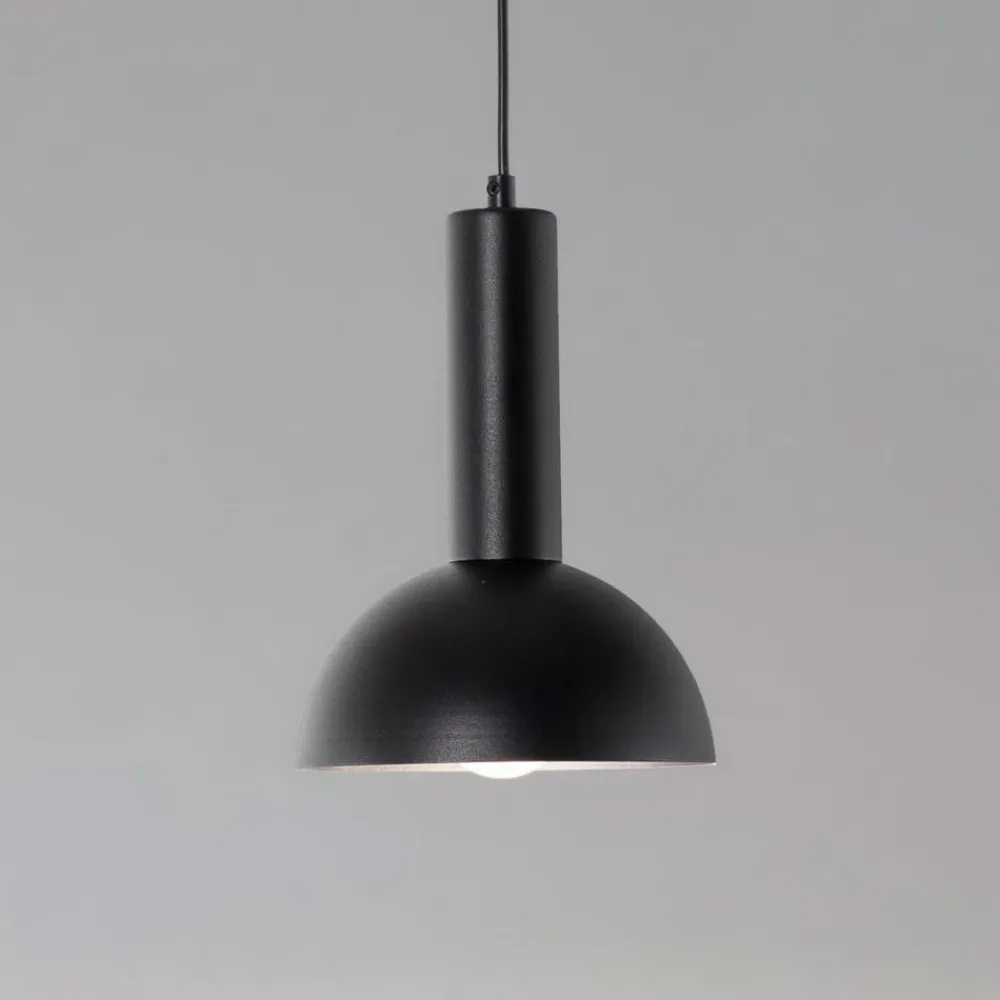 SIGMA Hengelampe Vitrum cupola S, svart, halvrund, Ø 19 cm| Pendellamper