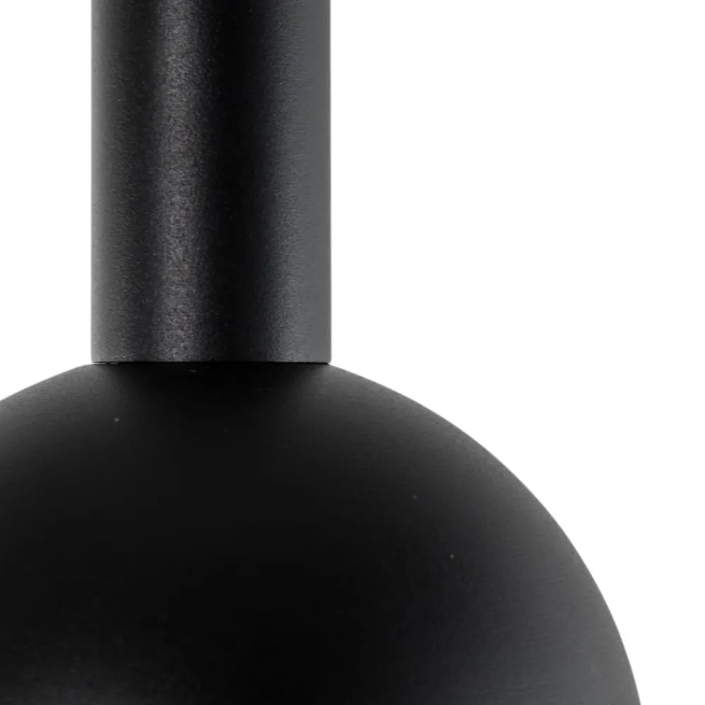 SIGMA Hengelampe Vitrum cupola S, svart, halvrund, Ø 19 cm| Pendellamper