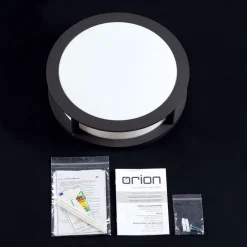 ORION Henry utendørs vegglampe, Ø 30 cm antrasitt| Vegglamper Utendørs