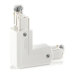 GLOBAL Hjørneforbindelse Noa utvendig leder, hvit| Skinnesystem