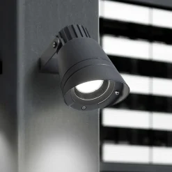 LEDS-C4 Hubble utendørs spot, grå, GU10, aluminium| Teknisk Lys