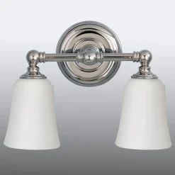 FEISS Huguenot Lake LED-baderoms-vegglampe, 2 lyskilder| Design- Og Hotellbelysning|Vegglamper