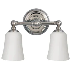 FEISS Huguenot Lake LED-baderoms-vegglampe, 2 lyskilder| Design- Og Hotellbelysning|Vegglamper