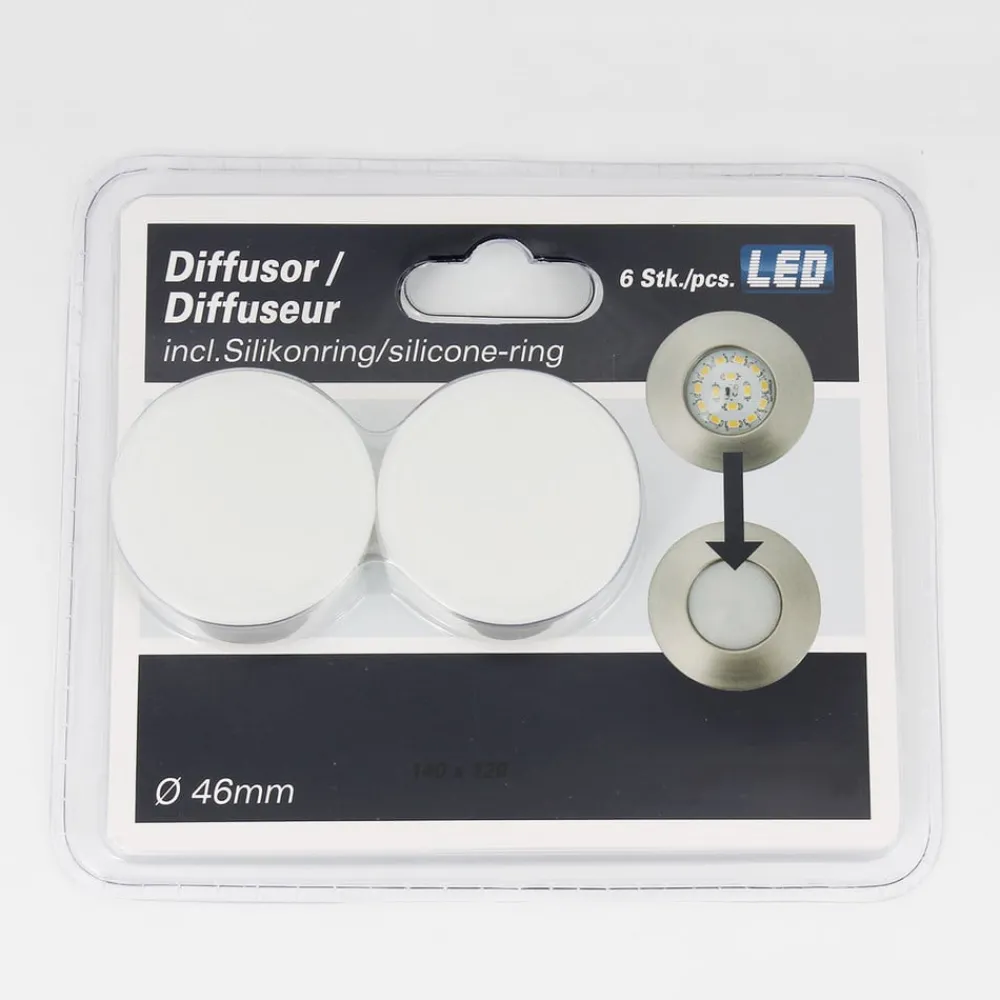 Briloner Hvit LED innfelt spot i et sett med 3 - svingbar.| Downlights