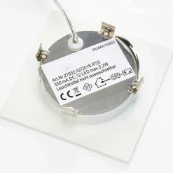 Heitronic Hvit LED-innfellingslampe Klaus for innfelte bokser Hot