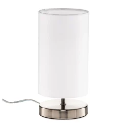Brilliant Hvit tekstillampe Clarie. Sale
