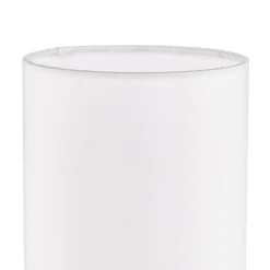 Brilliant Hvit tekstillampe Clarie. Sale