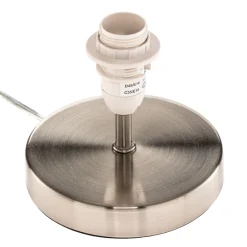 Brilliant Hvit tekstillampe Clarie. Sale