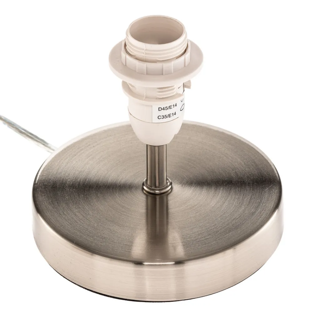 Brilliant Hvit tekstillampe Clarie. Sale