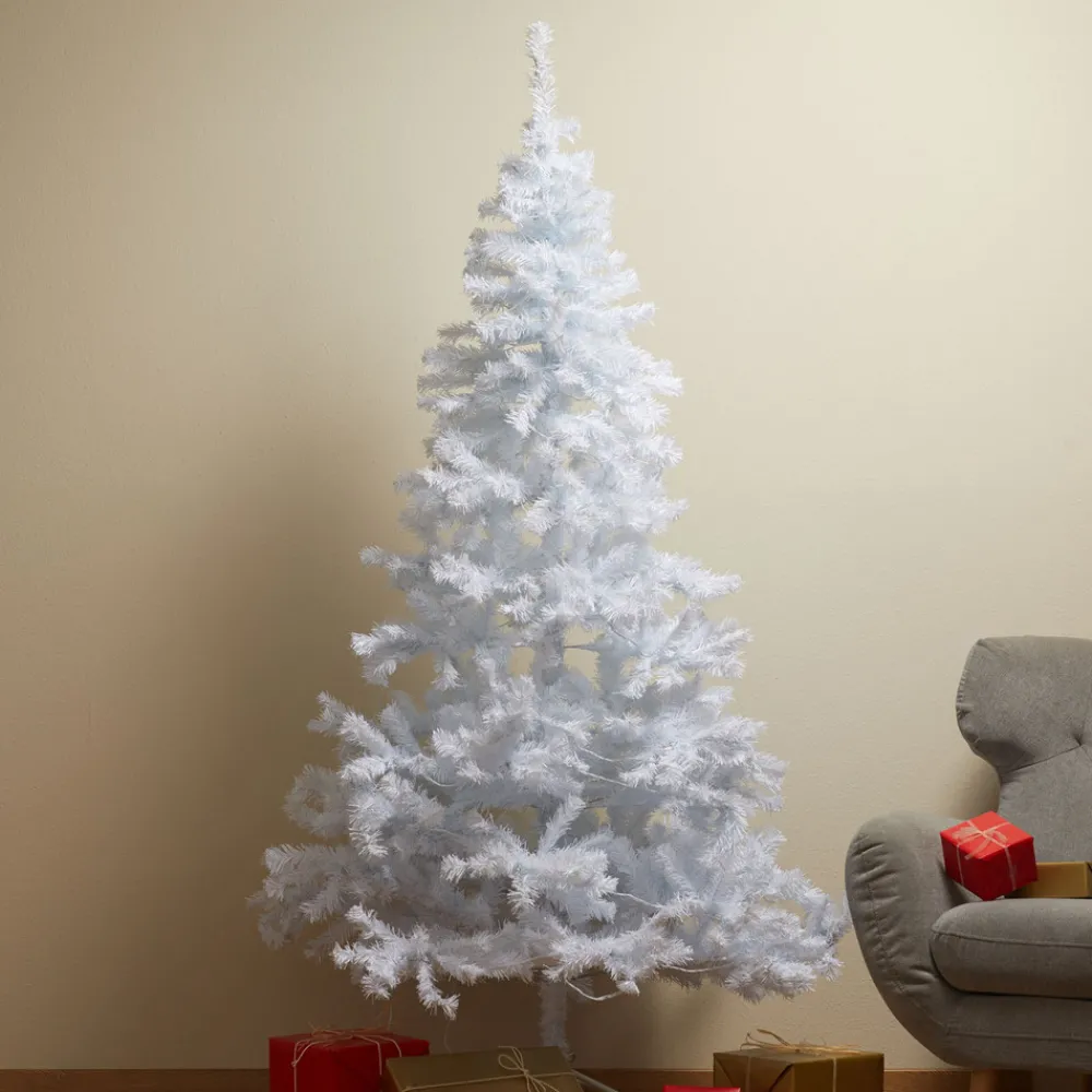 STAR TRADING Hvitt LED-juletre Ottawa for utendørs bruk 2,1 m 260LED Discount