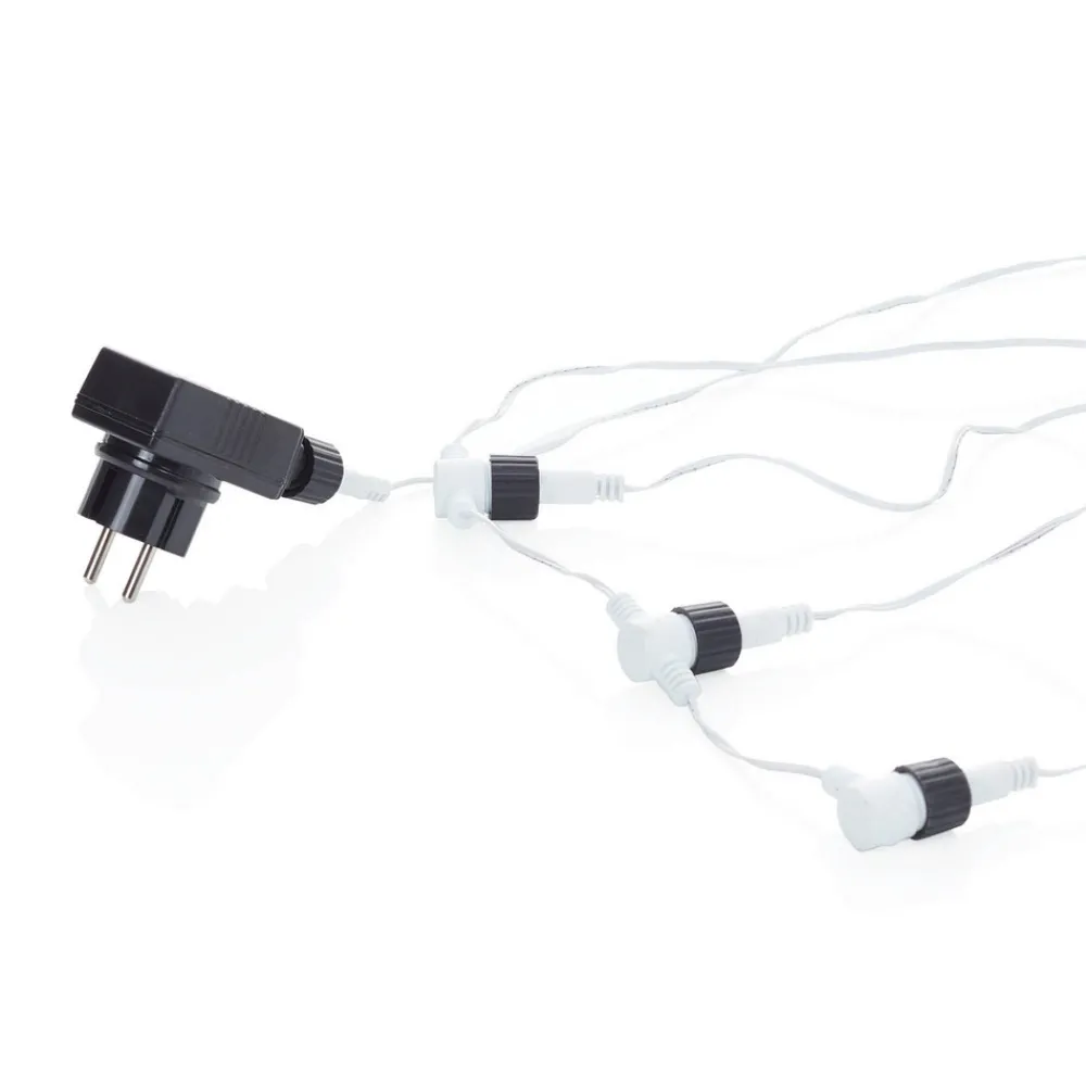 STAR TRADING Hvitt LED-juletre Ottawa for utendørs bruk 2,1 m 260LED Discount