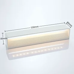 Lindby Hyggelig belysning med LED-vegglampen Lonisa Hot