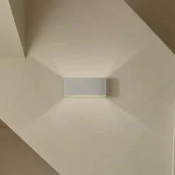 ACB ILUMINACIÓN Icon LED-vegglampe, hvit, opp/ned, bredde 37 cm Best