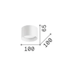 Ideallux Ideal Lux downlight Spike Round, kobberfarget, aluminium, Ø 10 cm Discount