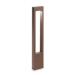Ideallux Ideal Lux Vega veilampe, brun, aluminium, høyde 80 cm| Gatebelysning, Pullert Belysning